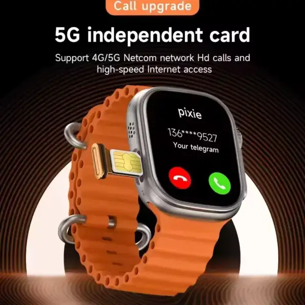 S8 Ultra Smart Watch 4G LTE AMOLED, GPS & HD Calls